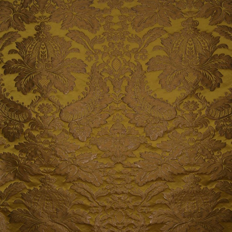 Patterned silk satin fabric-1